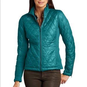 PrAna Diva Sherpa lined jacket greenish teal XS